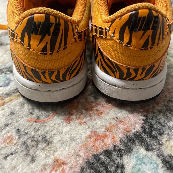 Nike Dunk Low Next Nature Td Tiger Stripe Size 9C - Picture 7 of 15